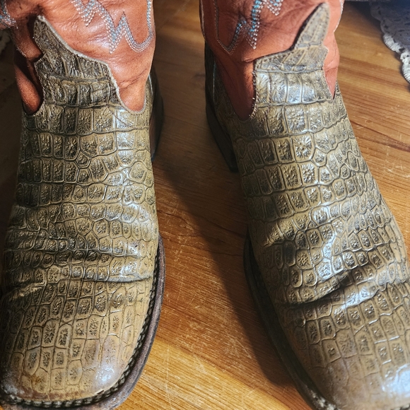 Horse Power Western Boots Square Toe Great Condition - Picture 10 of 10